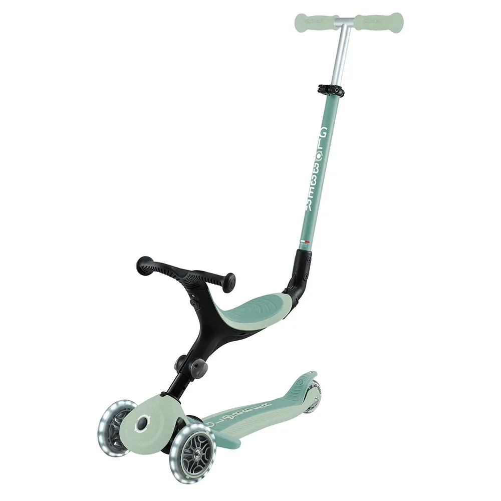 Globber Go Up Öko-roller Mit Aktiven Lichtern