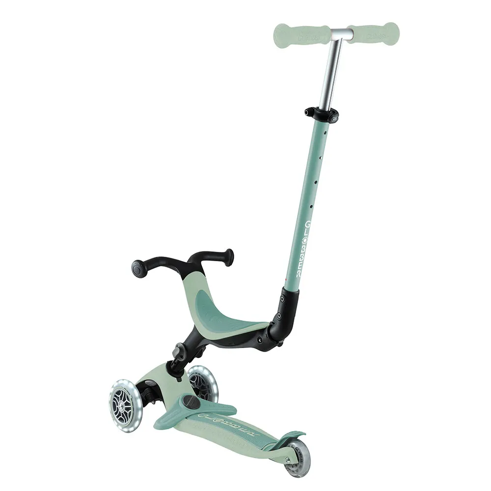 Globber Go Up Öko-roller Mit Aktiven Lichtern