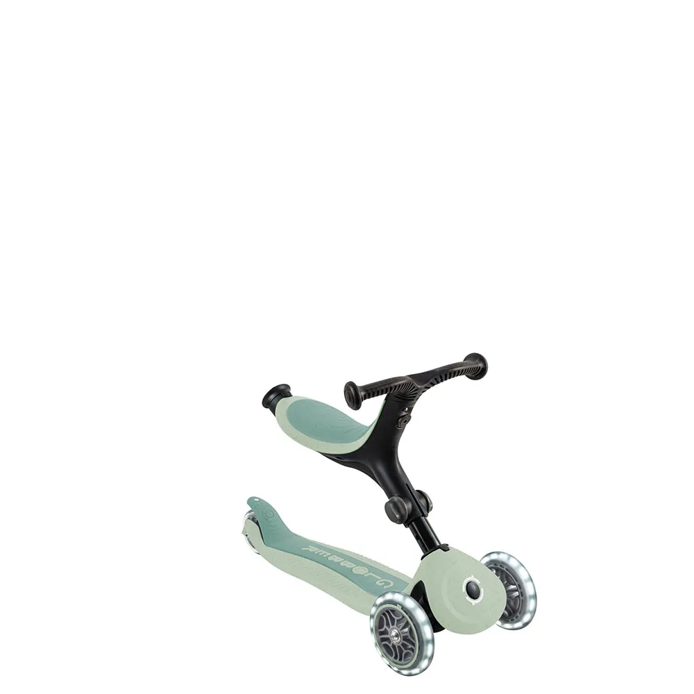 Globber Go Up Öko-roller Mit Aktiven Lichtern