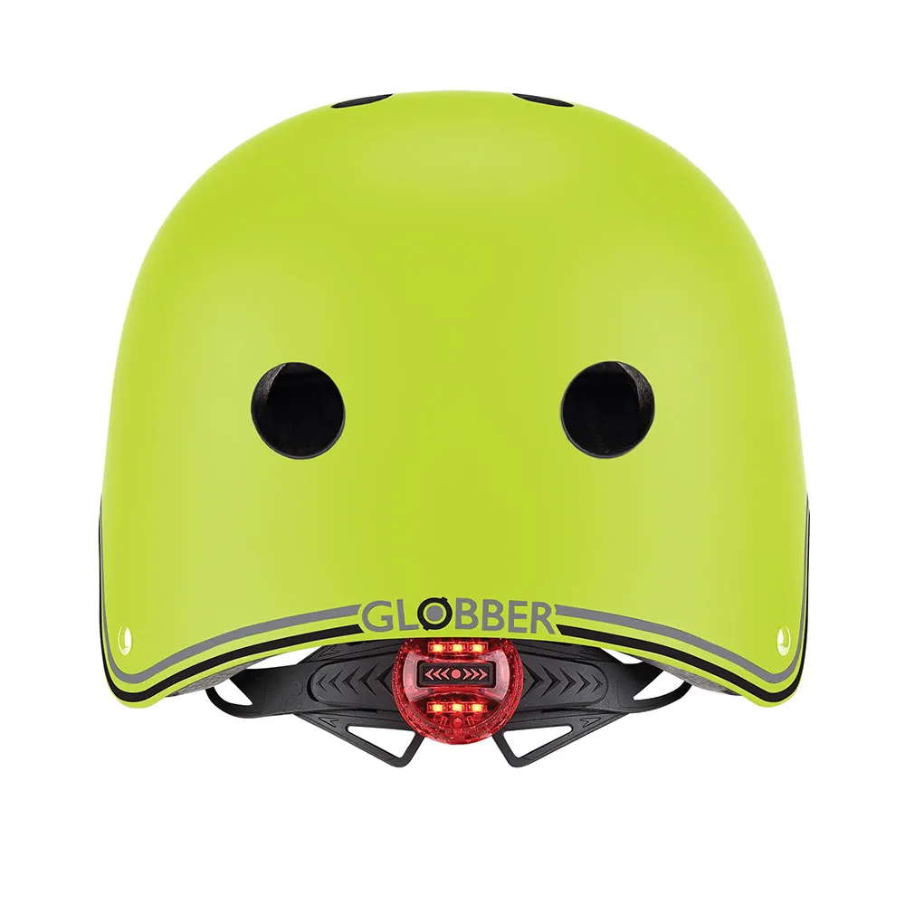 Globber Primo Lights Junior-helm, Lime green Globber Primo Lights Junior-helm, Lime green