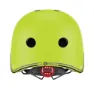 Globber Primo Lights Junior-helm, Lime green