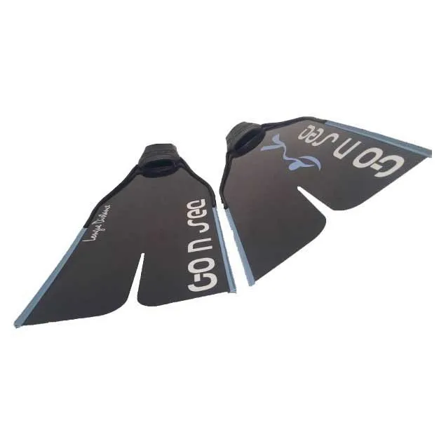 Go N Sea Long Distance Carbon Soft Flossen, Black Go N Sea Long Distance Carbon Soft Flossen, Black