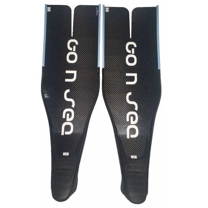 Go N Sea Long Distance Carbon Soft Flossen, Black Go N Sea Long Distance Carbon Soft Flossen, Black