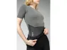 Gobik Cell Skin S/S Damen Unterhemd, Grau/schwarz