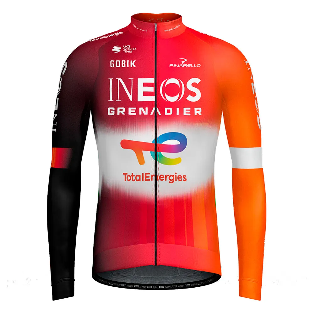 Gobik Hyder Ineos Grenadiers 2.0 2025 Langarm-trikot Gobik Hyder Ineos Grenadiers 2.0 2025 Langarm-trikot