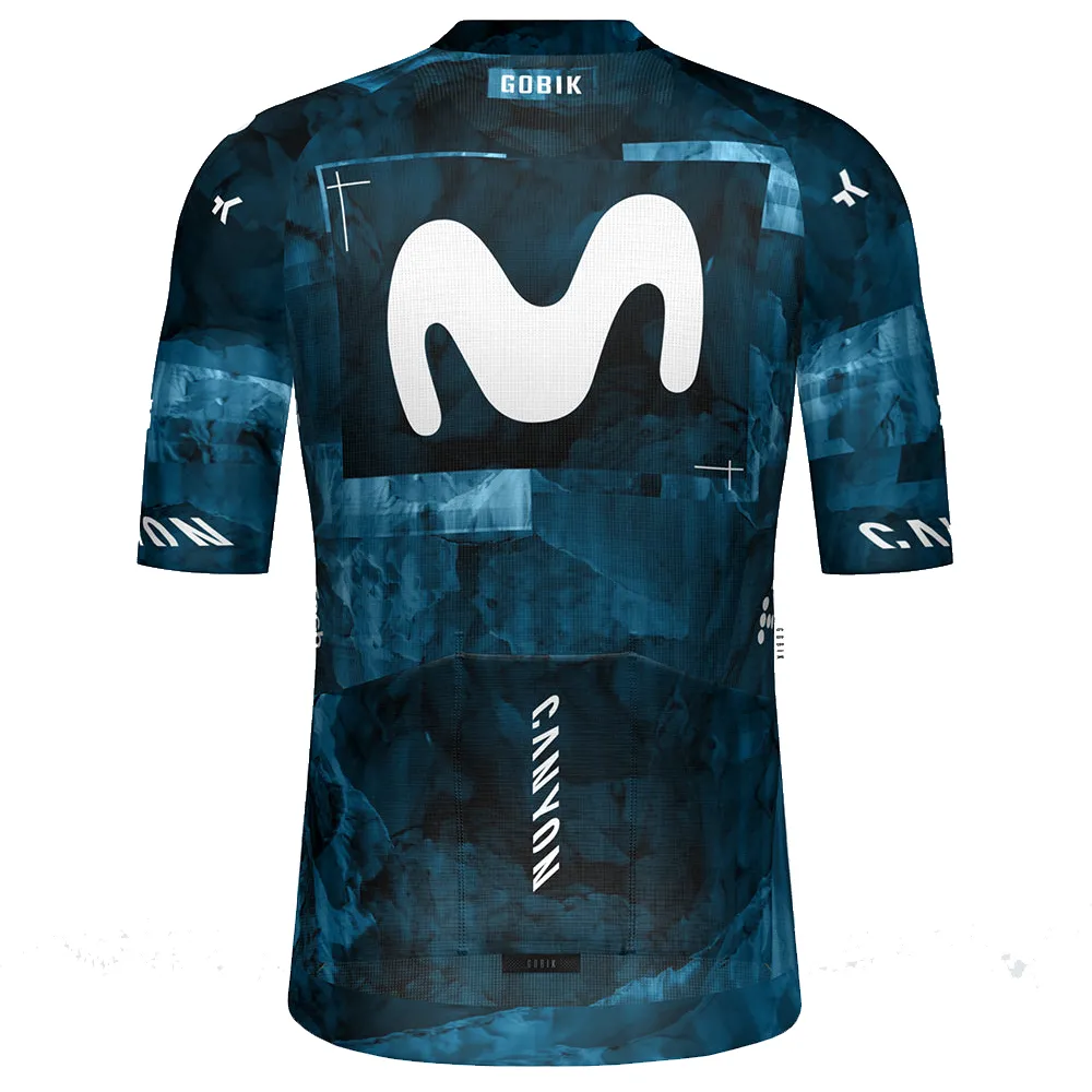 Gobik Movistar Cx Pro 4.0 Movistar Team Gravel Squad 2025 Kurzarm-radtrikot Gobik Movistar Cx Pro 4.0 Movistar Team Gravel Squad 2025 Kurzarm-radtrikot