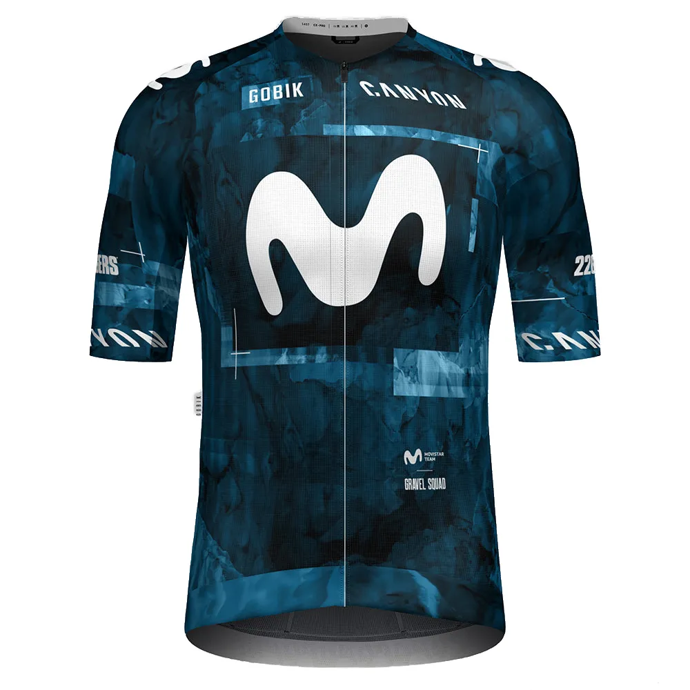 Gobik Movistar Cx Pro 4.0 Movistar Team Gravel Squad 2025 Kurzarm-radtrikot Gobik Movistar Cx Pro 4.0 Movistar Team Gravel Squad 2025 Kurzarm-radtrikot
