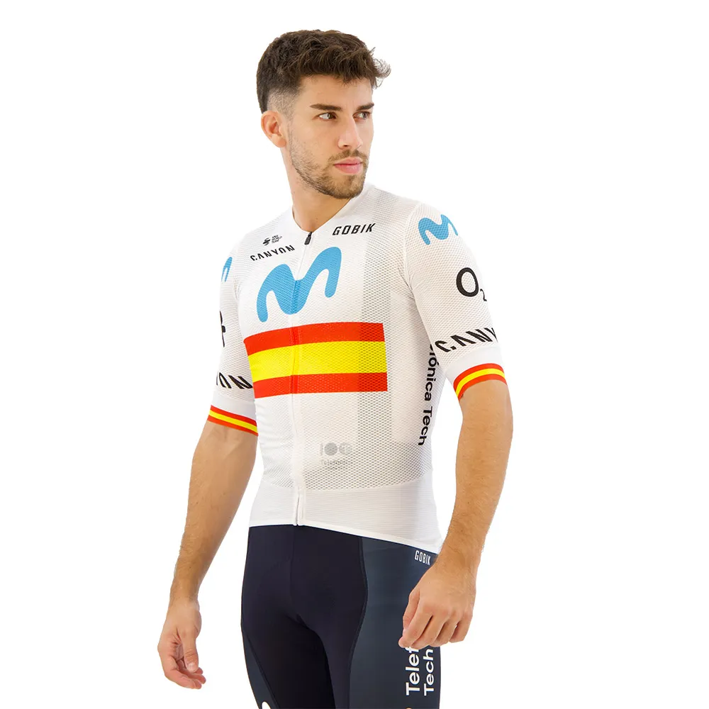 Gobik Movistar Cx Pro Movistar Gravel Team La Vuelta 2024 Kurzarm-radtrikot Gobik Movistar Cx Pro Movistar Gravel Team La Vuelta 2024 Kurzarm-radtrikot