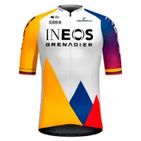 Gobik Odyssey Ineos Grenadiers Colombia 2025 Kurzarm-radtrikot Gobik Odyssey Ineos Grenadiers Colombia 2025 Kurzarm-radtrikot