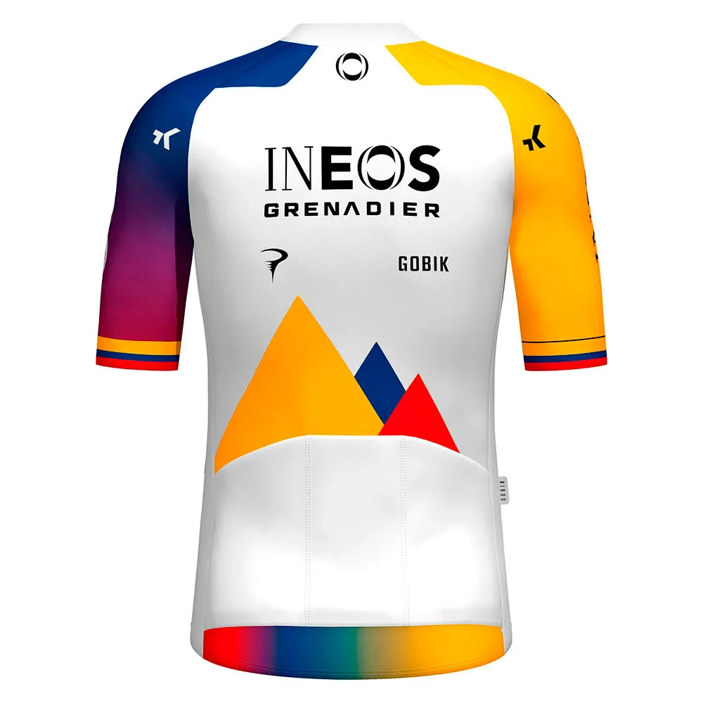 Gobik Odyssey Ineos Grenadiers Colombia 2025 Kurzarm-radtrikot Gobik Odyssey Ineos Grenadiers Colombia 2025 Kurzarm-radtrikot
