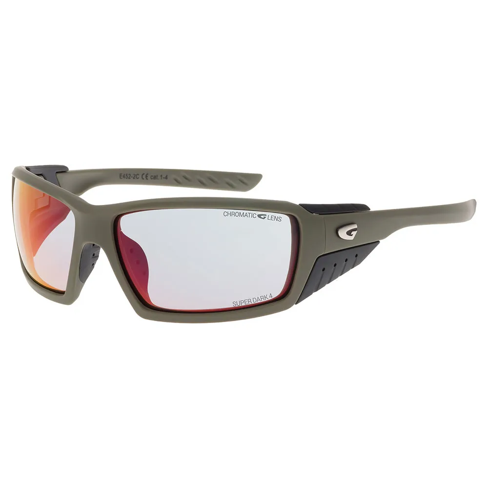 Gog Elbrus C Photochrome Sonnenbrille, Matt green / black, Reflex Red/CAT1-4 Gog Elbrus C Photochrome Sonnenbrille, Matt green / black, Reflex Red/CAT1-4