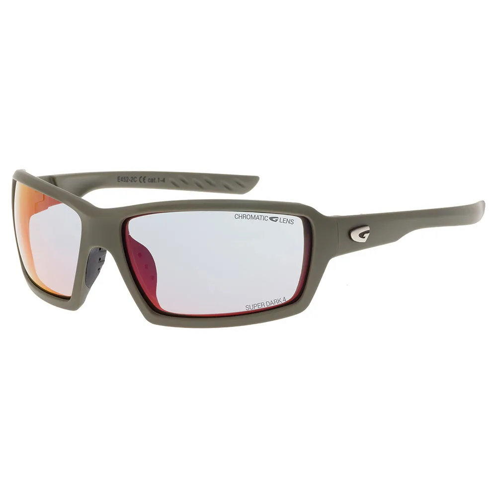 Gog Elbrus C Photochrome Sonnenbrille, Matt green / black, Reflex Red/CAT1-4 Gog Elbrus C Photochrome Sonnenbrille, Matt green / black, Reflex Red/CAT1-4
