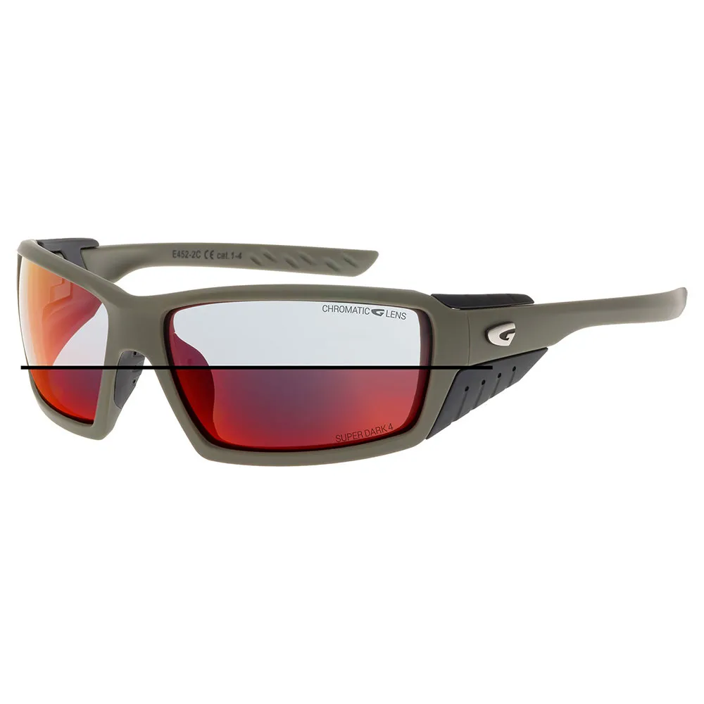 Gog Elbrus C Photochrome Sonnenbrille, Matt green / black, Reflex Red/CAT1-4 Gog Elbrus C Photochrome Sonnenbrille, Matt green / black, Reflex Red/CAT1-4