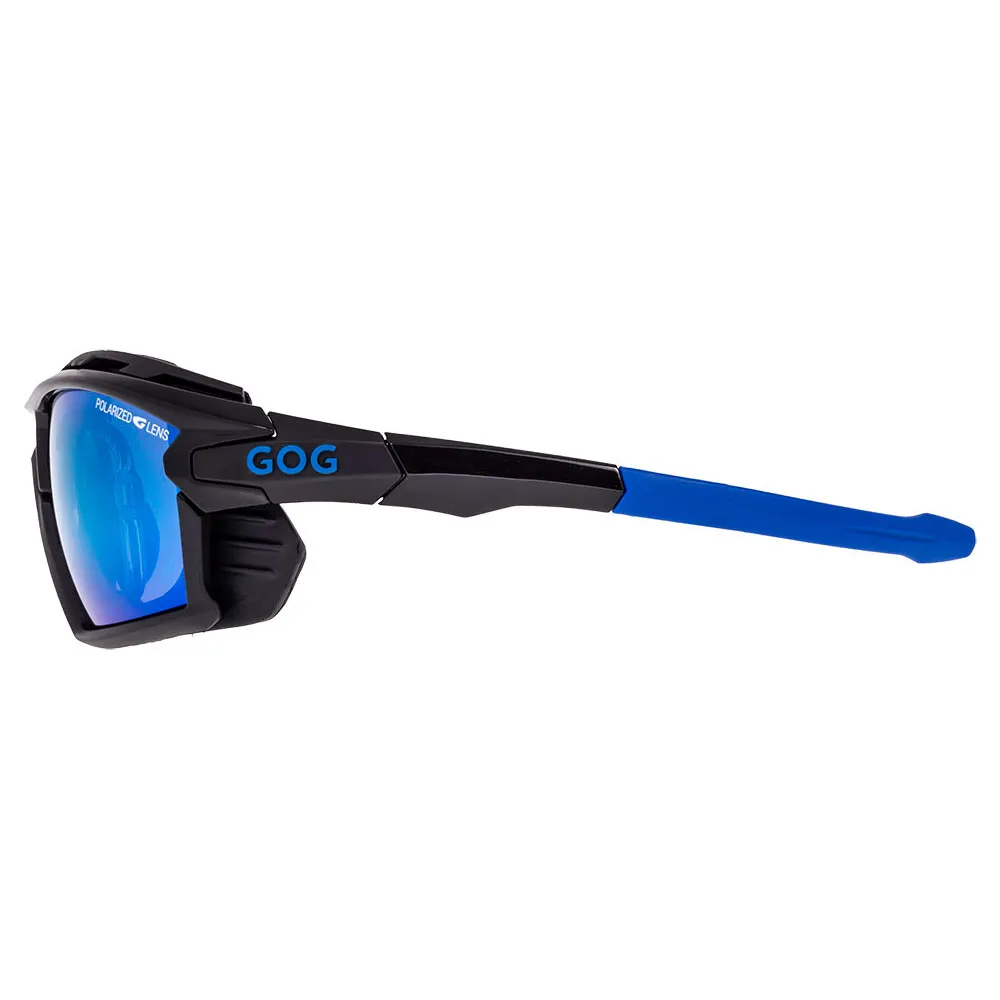 Gog Glaze+or Polarisierte Sonnenbrille, Black / blue, Reflex White-Blue/CAT3 Gog Glaze+or Polarisierte Sonnenbrille, Black / blue, Reflex White-Blue/CAT3