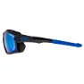 Gog Glaze+or Polarisierte Sonnenbrille, Black / blue, Reflex White-Blue/CAT3
