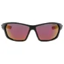 Gog Jil Polarisierte Sonnenbrille, Matt black / red, Red Mirror/CAT3