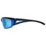 Gog Lynx Polarisierte Sonnenbrille, Matt black / blue, Polychromatic White-Blue/CAT3