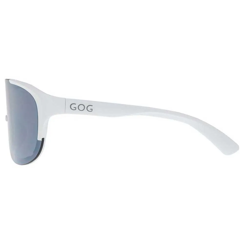 Gog Medusa Sonnenbrille, Matt white / grey, Silver Mirror/CAT3 Gog Medusa Sonnenbrille, Matt white / grey, Silver Mirror/CAT3
