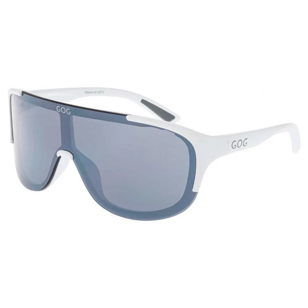 Gog Medusa Sonnenbrille, Matt white / grey, Silver Mirror/CAT3 Gog Medusa Sonnenbrille, Matt white / grey, Silver Mirror/CAT3