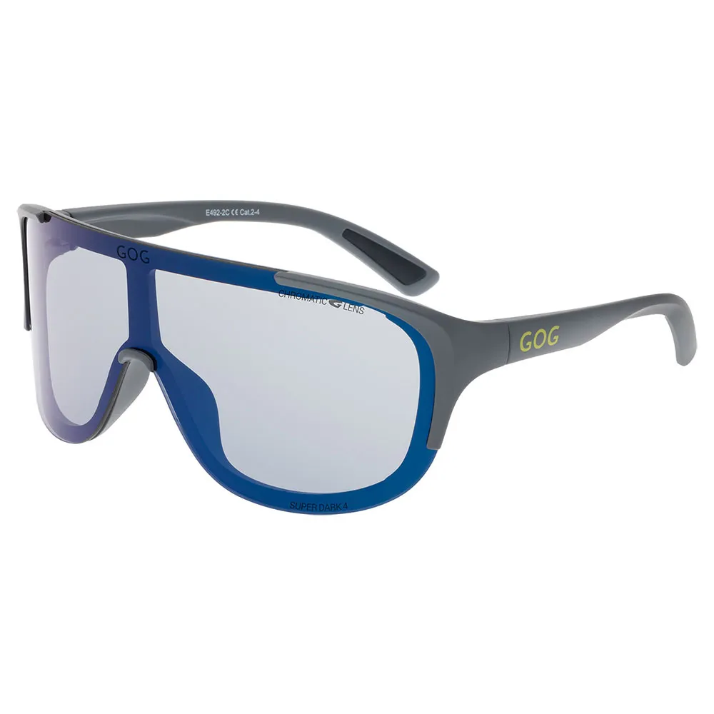 Gog Tatra C Photochrome Sonnenbrille, Matt grey / neon lemon, Reflex Blue/CAT2-4 Gog Tatra C Photochrome Sonnenbrille, Matt grey / neon lemon, Reflex Blue/CAT2-4