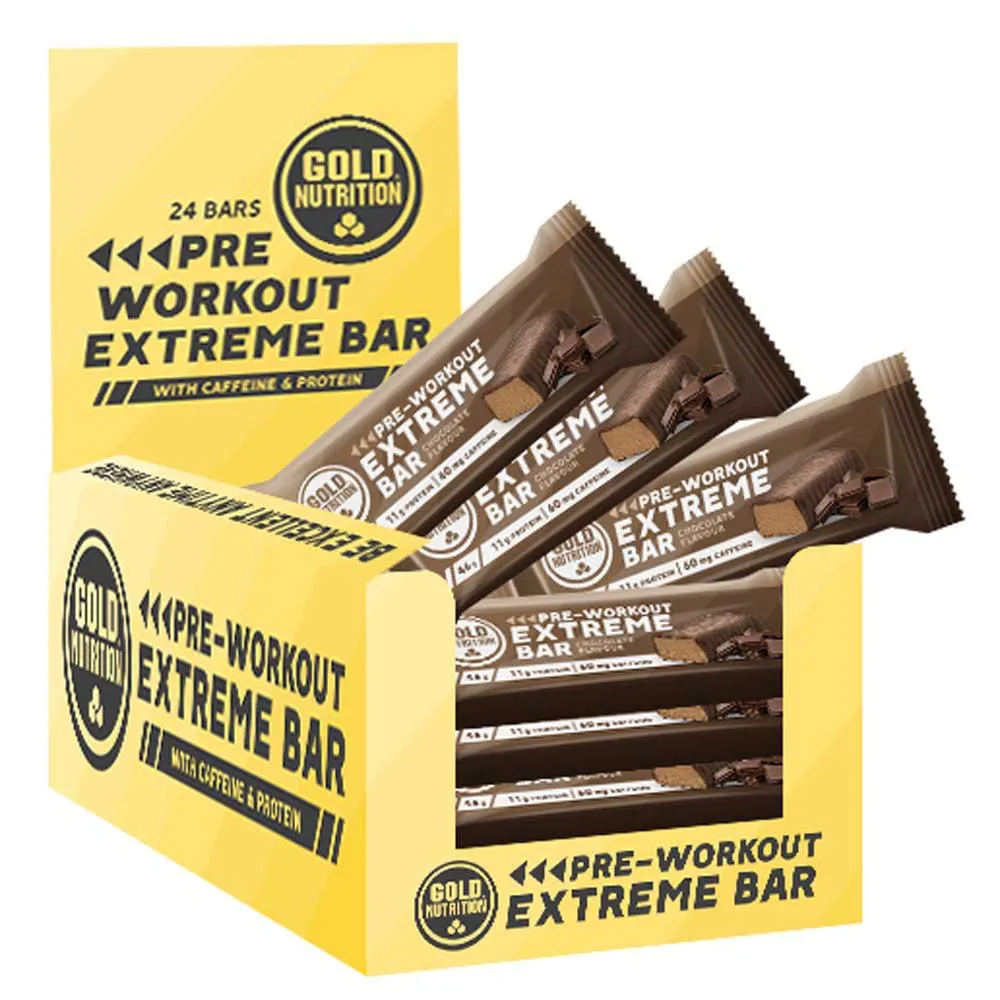 Gold Nutrition Extreme Proteinriegelbox 46g 15 Einheiten, Brown, One Size Gold Nutrition Extreme Proteinriegelbox 46g 15 Einheiten, Brown, One Size