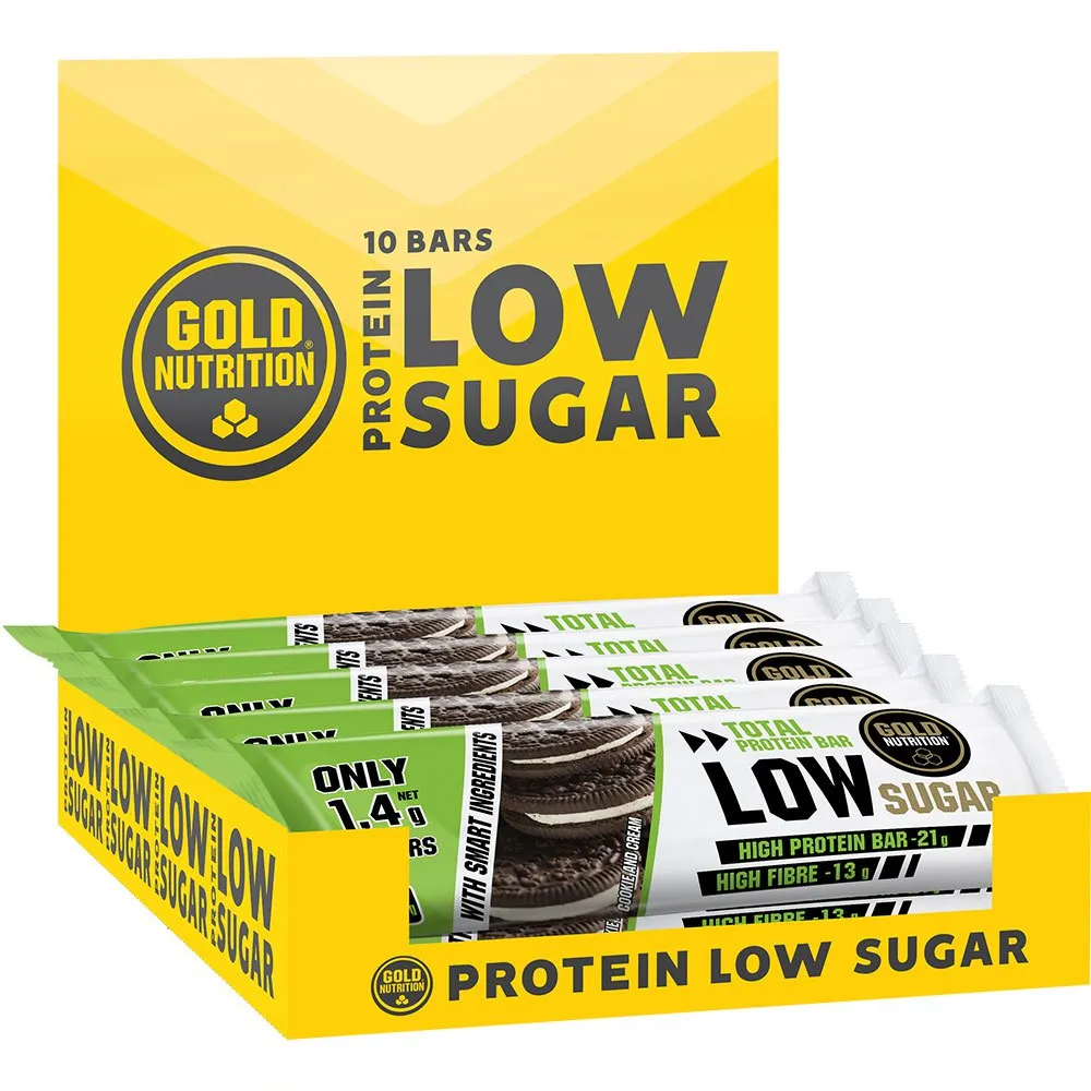 Gold Nutrition Proteinarmes Zuckerarmes & Plätzchen Sahne 60gr 10 Einheiten, One size