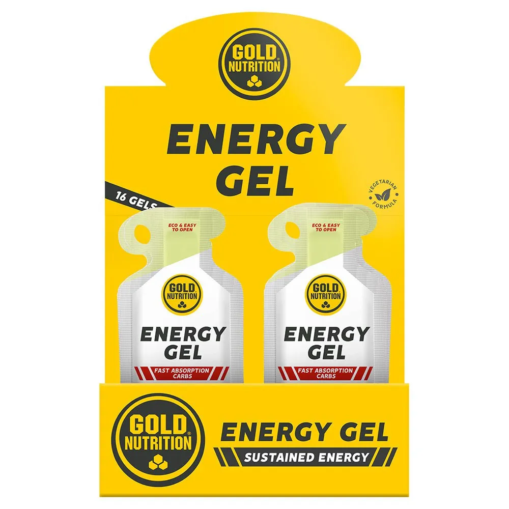 Gold Nutrition Schachtel Mit Energiegelen Erdbeere & Limette 40g 16 Einheiten, Multicolor, One Size Gold Nutrition Schachtel Mit Energiegelen Erdbeere & Limette 40g 16 Einheiten, Multicolor, One Size