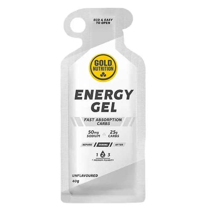 Gold Nutrition Schachtel Mit Energiegelen Ohne Geschmack 40g 16 Einheiten, Mullticolor, One Size