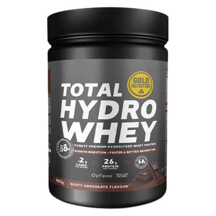 Gold Nutrition Total Hydro Molkenprotein Schokolade 900g, Black, One Size Gold Nutrition Total Hydro Molkenprotein Schokolade 900g, Black, One Size
