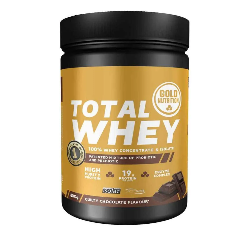 Gold Nutrition Total Molkenprotein Schokolade 800g, Multicolor, One Size Gold Nutrition Total Molkenprotein Schokolade 800g, Multicolor, One Size