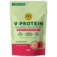 Gold Nutrition V-protein Veganes Protein Erdbeere 720g