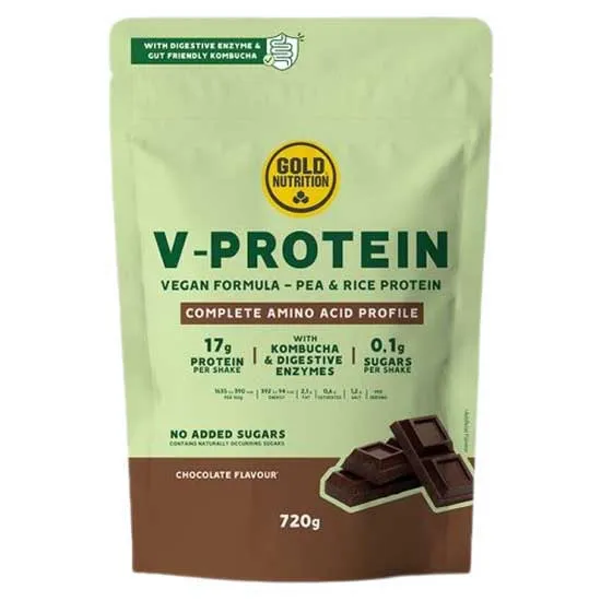 Gold Nutrition V-protein Veganes Protein Shokolade 720g, Mullticolor, One Size Gold Nutrition V-protein Veganes Protein Shokolade 720g, Mullticolor, One Size
