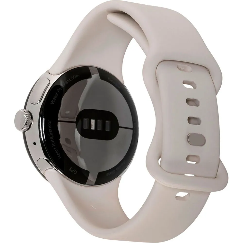 Google Pixel Lte Smartwatch, Silver / chalk Google Pixel Lte Smartwatch, Silver / chalk
