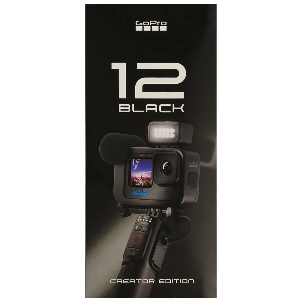 GoPro Hero12 Black Creator Edition Action-kamera, Black, One Size