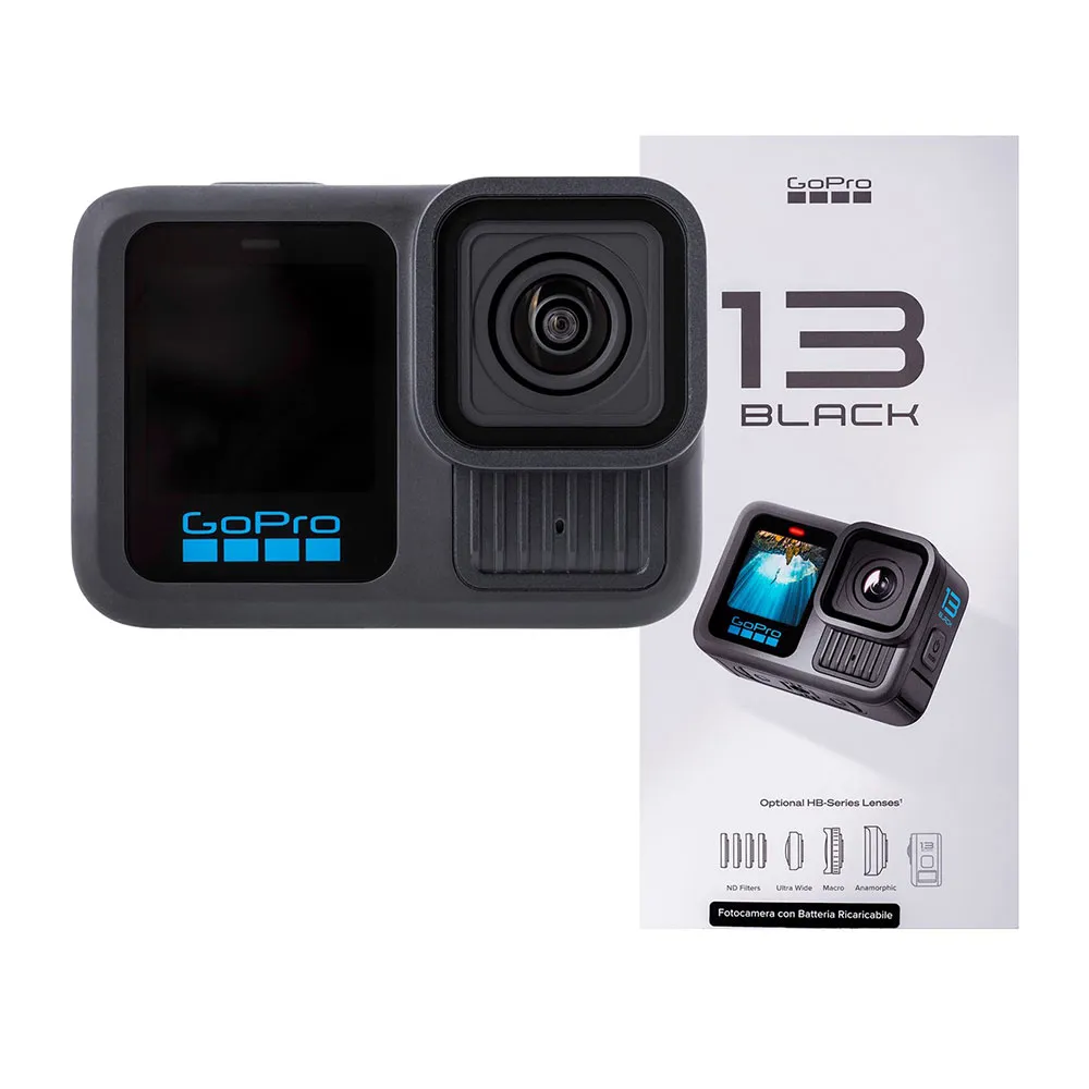 GoPro Hero13 Actionkamera, Black, One Size, EU Plug 220V GoPro Hero13 Actionkamera, Black, One Size, EU Plug 220V