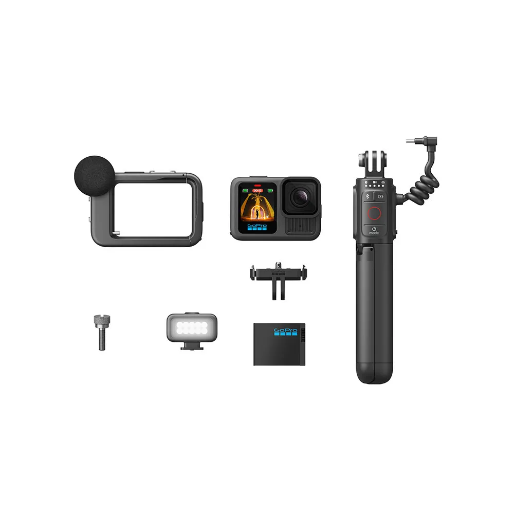 GoPro Hero13 Black Creator Edition Action-kamera, Black, One Size, EU Plug 220V GoPro Hero13 Black Creator Edition Action-kamera, Black, One Size, EU Plug 220V
