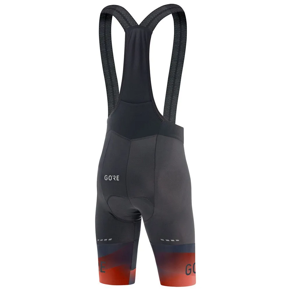 GOREWEAR Ardent Fade Plus Trägerhose, Black / fireball GOREWEAR Ardent Fade Plus Trägerhose, Black / fireball