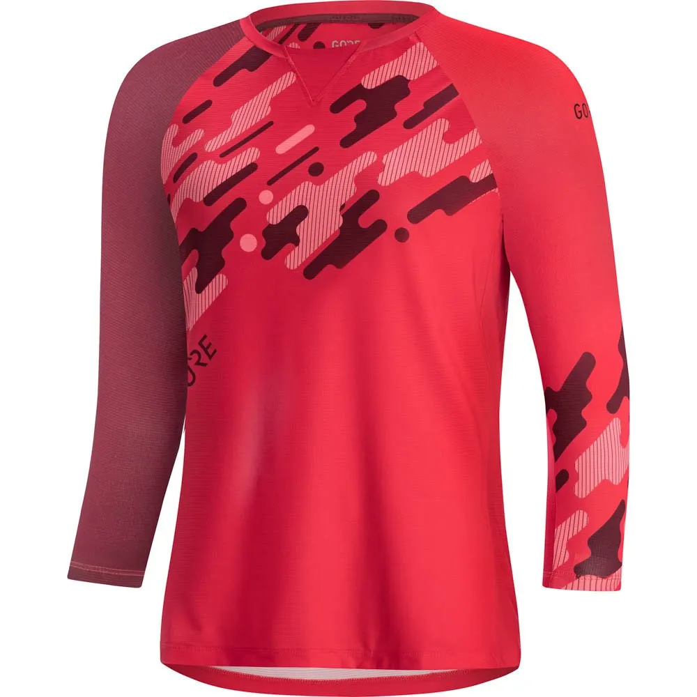 GOREWEAR C5 Trail Langarm Enduro Trikot, Hibiscus pink / chestnut red GOREWEAR C5 Trail Langarm Enduro Trikot, Hibiscus pink / chestnut red
