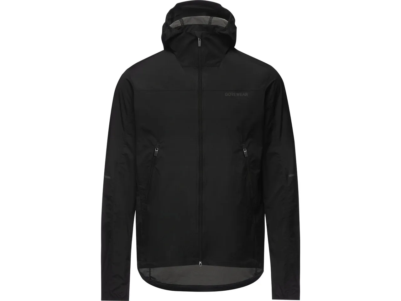 GOREWEAR Fernflow Hooded Windbreaker Jacke, Schwarz GOREWEAR Fernflow Hooded Windbreaker Jacke, Schwarz