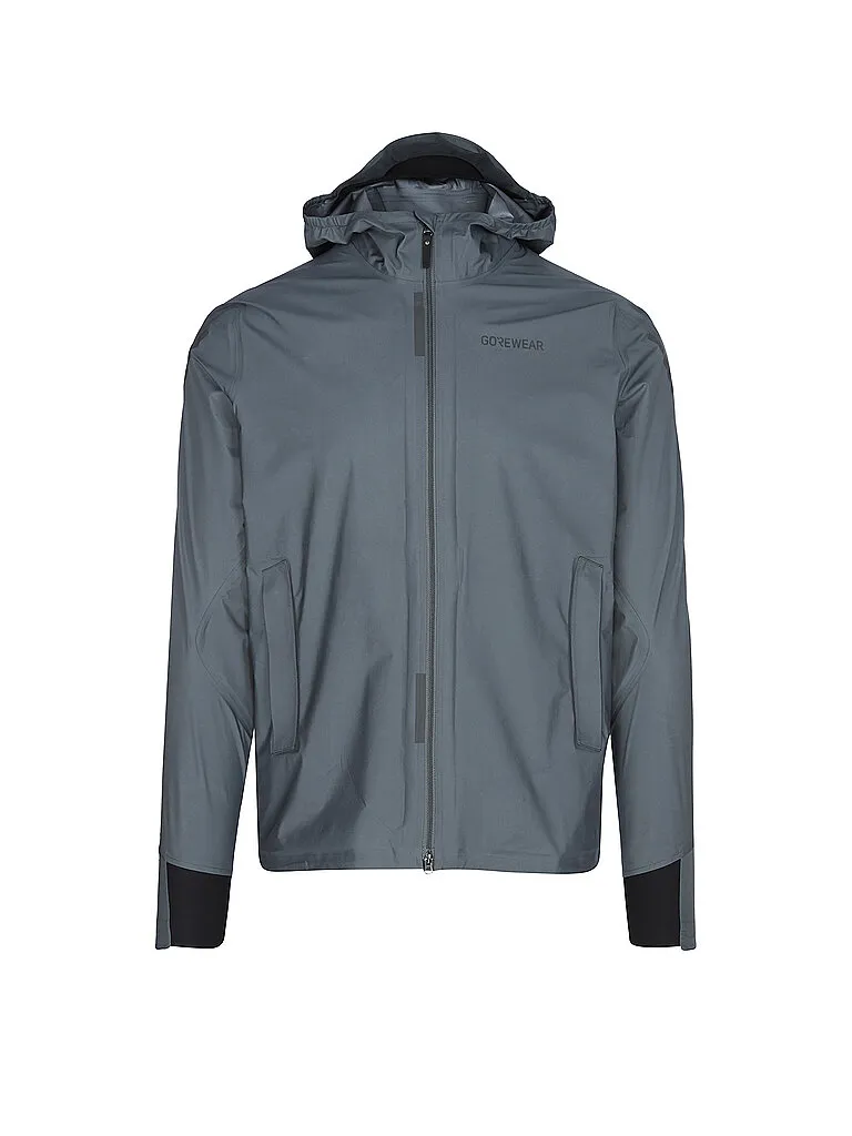 GOREWEAR Herren Laufjacke Concurve Gore-Tex grau