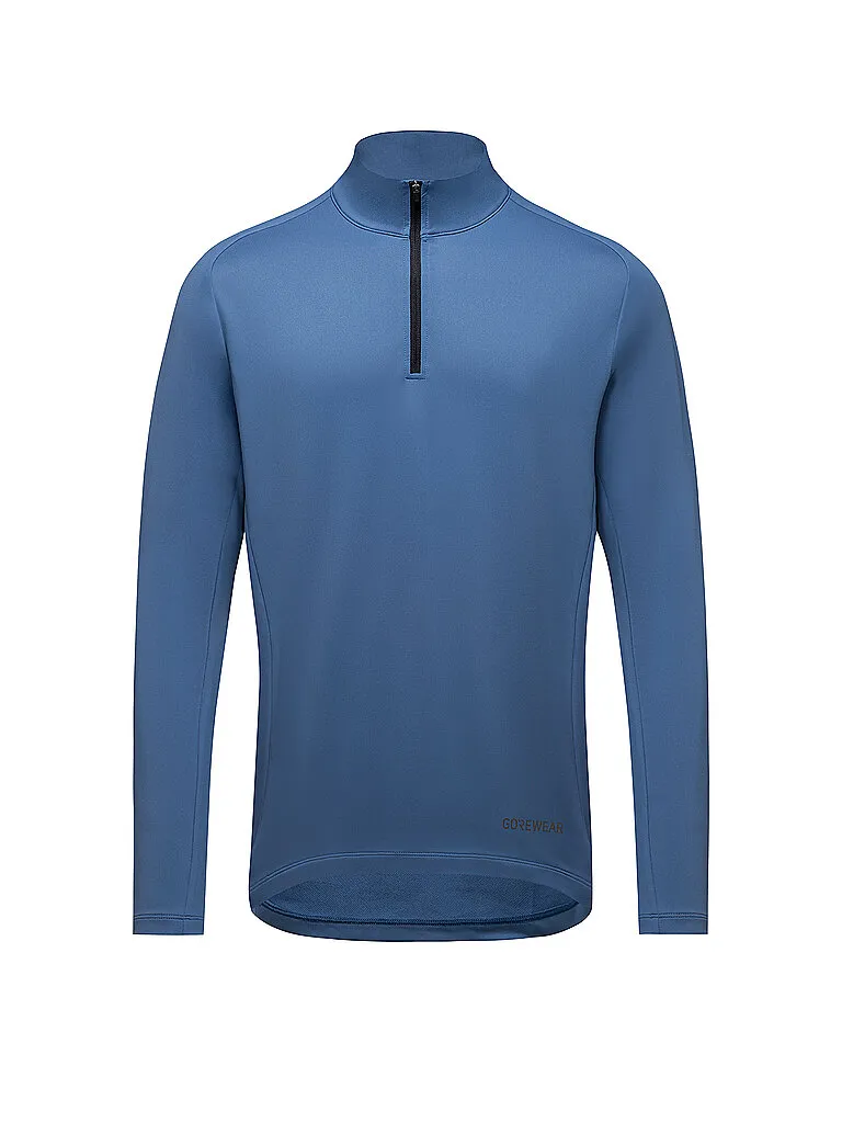 GOREWEAR Herren Laufshirt Everyday 1/4 Zip, Blau
