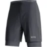 GOREWEAR R5 2 In 1 Kurze Hose Herren, Black