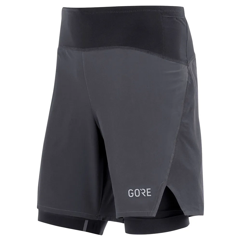 GOREWEAR R7 2 In 1 Kurze Hose male, Black GOREWEAR R7 2 In 1 Kurze Hose male, Black