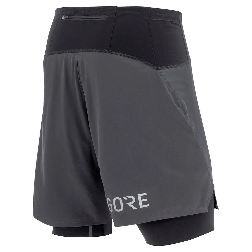 GOREWEAR R7 2 In 1 Kurze Hose male, Black GOREWEAR R7 2 In 1 Kurze Hose male, Black