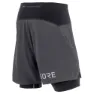 GOREWEAR R7 2 In 1 Kurze Hose male, Black