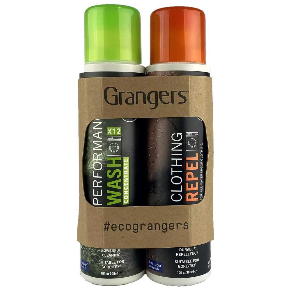 Grangers Leistungsstarke Reinigung + Schmutz-und Wasserabweisender Kleidungsreiniger 300ml, Black / green / orange, One Size Grangers Leistungsstarke Reinigung + Schmutz-und Wasserabweisender Kleidungsreiniger 300ml, Black / green / orange, One Size