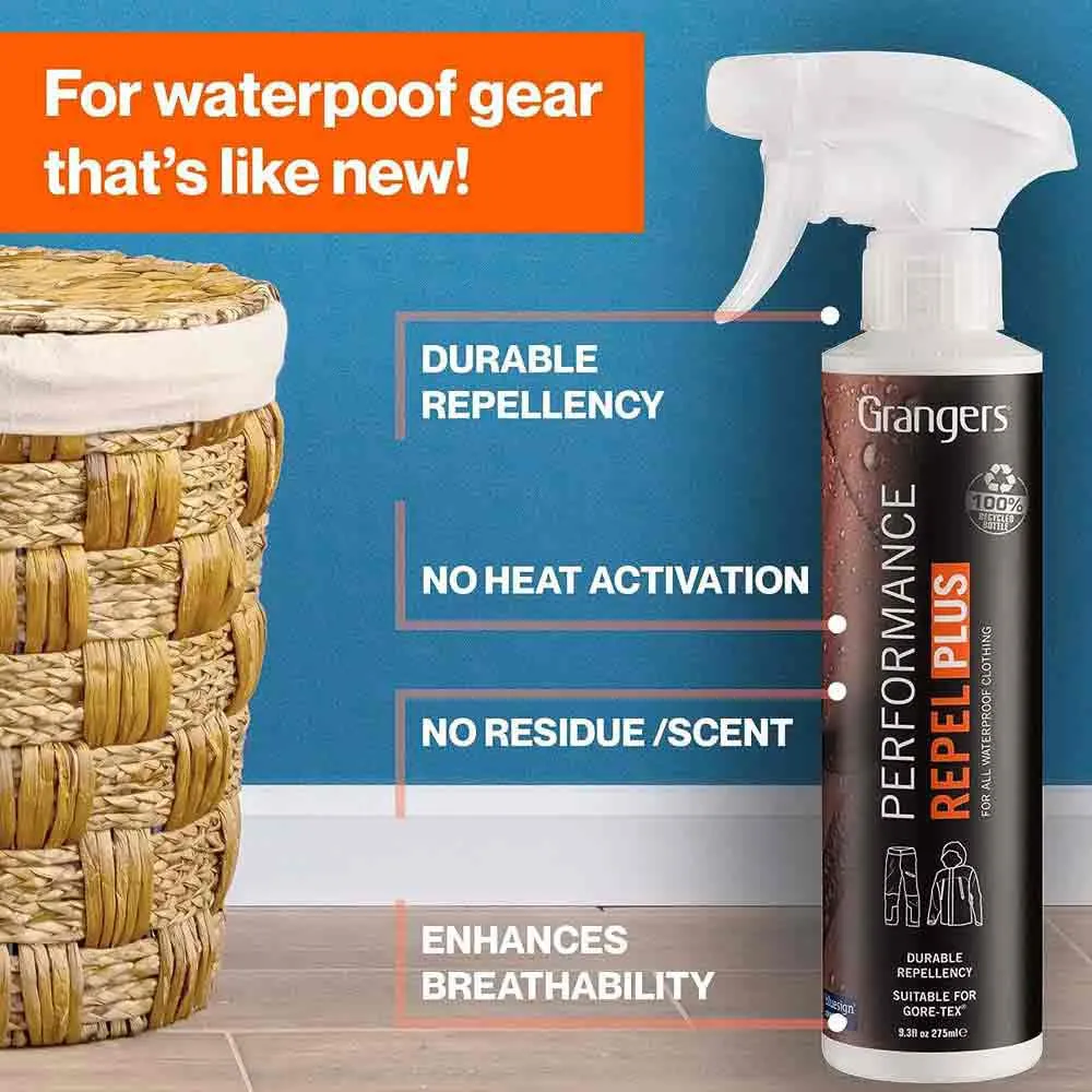 Grangers Performance Repel Plus Wasserabweisend 500ml, Brown / orange, One Size Grangers Performance Repel Plus Wasserabweisend 500ml, Brown / orange, One Size