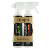 Grangers Schuh-und Ausrüstung Reiniger + Schuh-imprägnierspray Plus Reiniger & Wasserabweisend 275ml Grangers Schuh-und Ausrüstung Reiniger + Schuh-imprägnierspray Plus Reiniger & Wasserabweisend 275ml