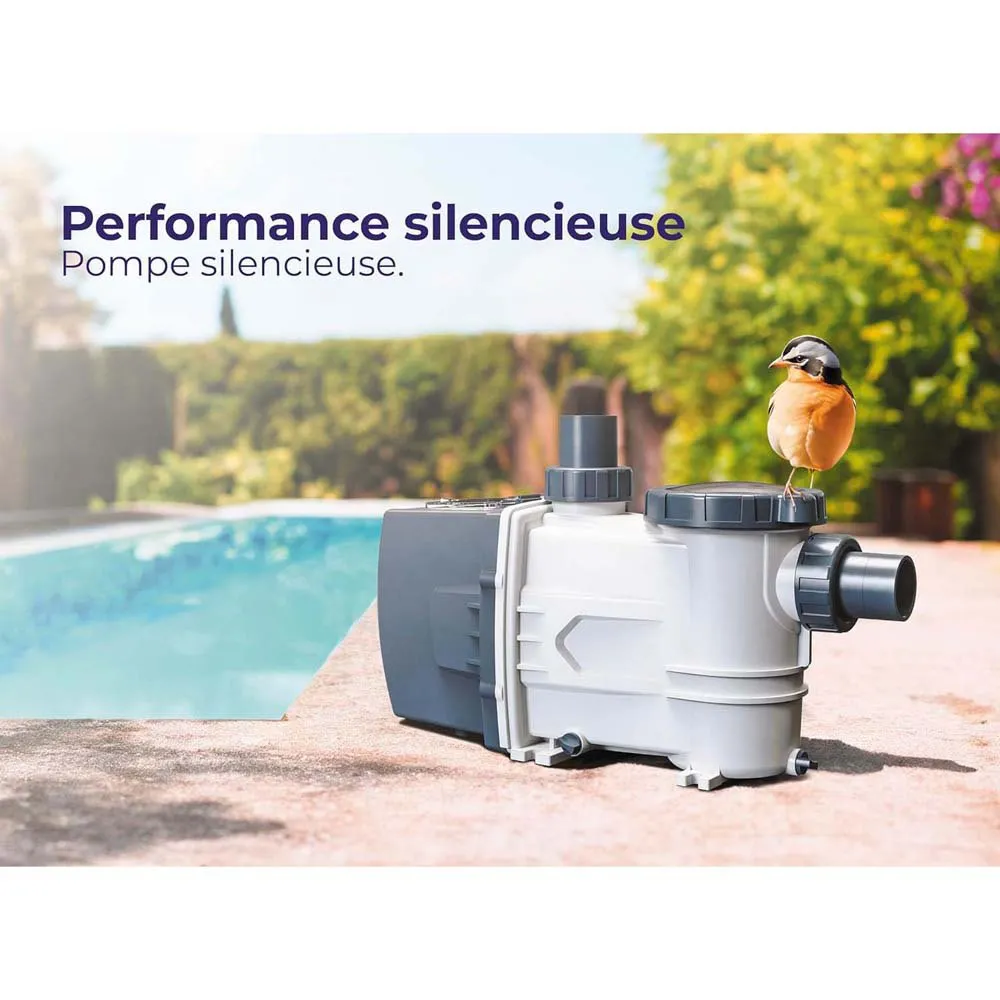 Gre Accessories 0.75 Ps Poolpumpe Für Pools Bis Zu 65 M³, Grey / black, 3-4cv Gre Accessories 0.75 Ps Poolpumpe Für Pools Bis Zu 65 M³, Grey / black, 3-4cv