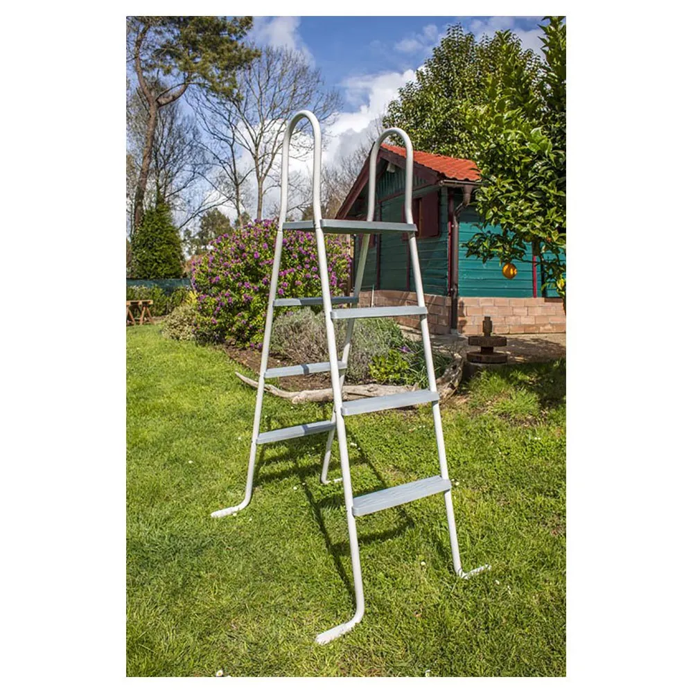 Gre Accessories 3 Schritte Für Pool über Höhe 120-130 Cm, Galvanized steel, One Size Gre Accessories 3 Schritte Für Pool über Höhe 120-130 Cm, Galvanized steel, One Size
